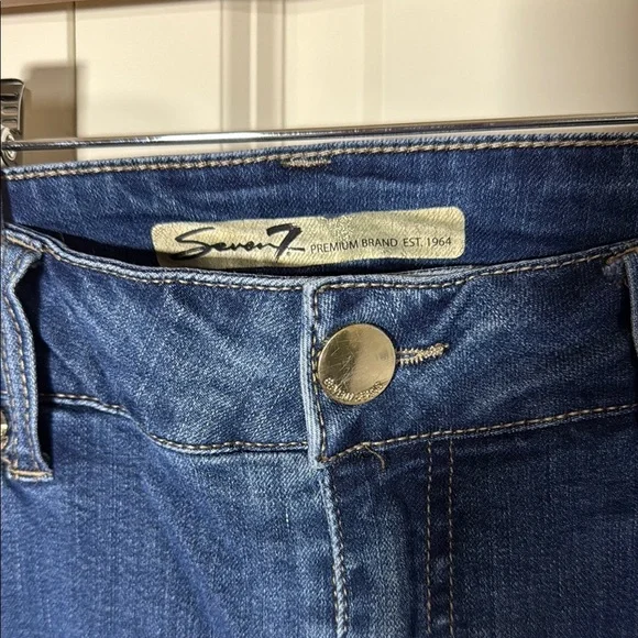 Seven7 Blue Skinny Jeans with Modern Stretch - Picture 2 of 14